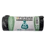 Kép 2/2 - Szemeteszsák FORTUNA 10L pipere fekete 45x50 cm 20 darabos