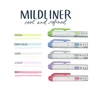 Kép 4/4 - Szövegkiemelő kétvégű ZEBRA Mildliner cool & refined 1,4-4,0 mm 5 darabos