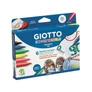 Kép 2/2 - Textilmarker GIOTTO 6 darabos