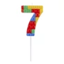 Kép 1/2 - Tortagyertya JUNIOR Lego minta 7-s 10,5 cm