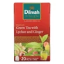 Kép 1/2 - Zöld tea DILMAH Lychee & Ginger 20 filter/doboz
