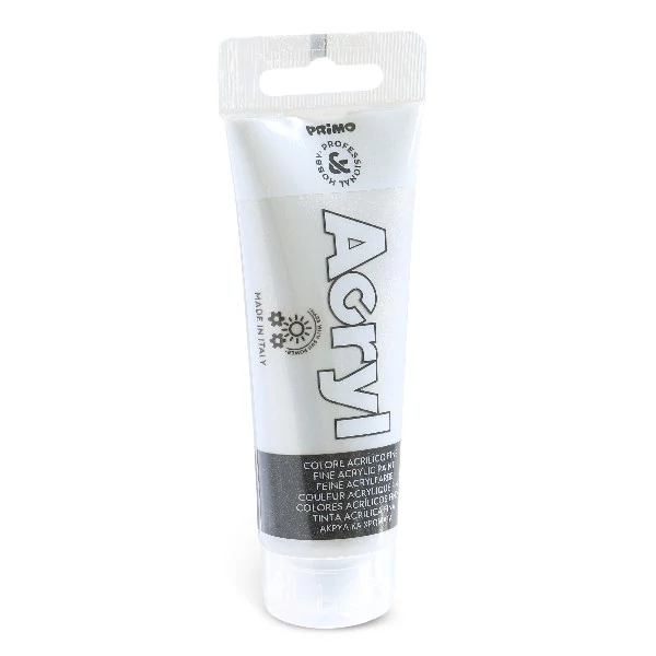 Akrilfesték PRIMO 75 ml metál ezüst