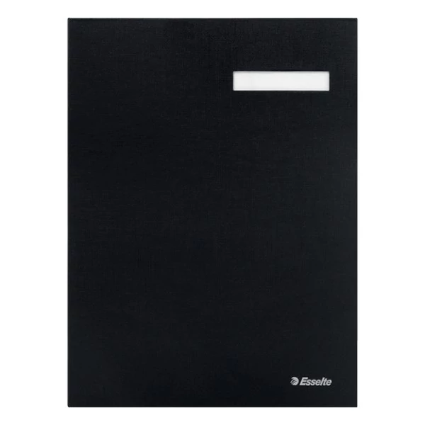 Aláírandókönyv ESSELTE A/4 karton 20 részes fekete