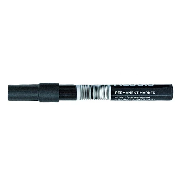 Alkoholos marker NEBULO 233-S kerek fekete