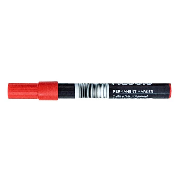 Alkoholos marker NEBULO 233-S kerek piros