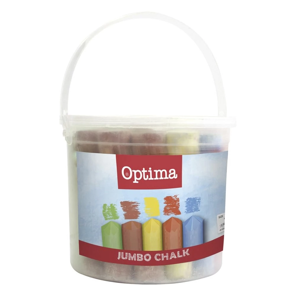 Aszfaltkréta OPTIMA Jumbo vödrös 20 darabos