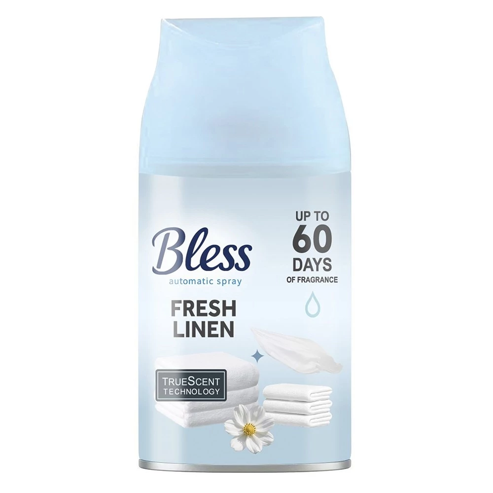 Automata légfrissítő utántöltő BLESS Fresh Linen 250 ml