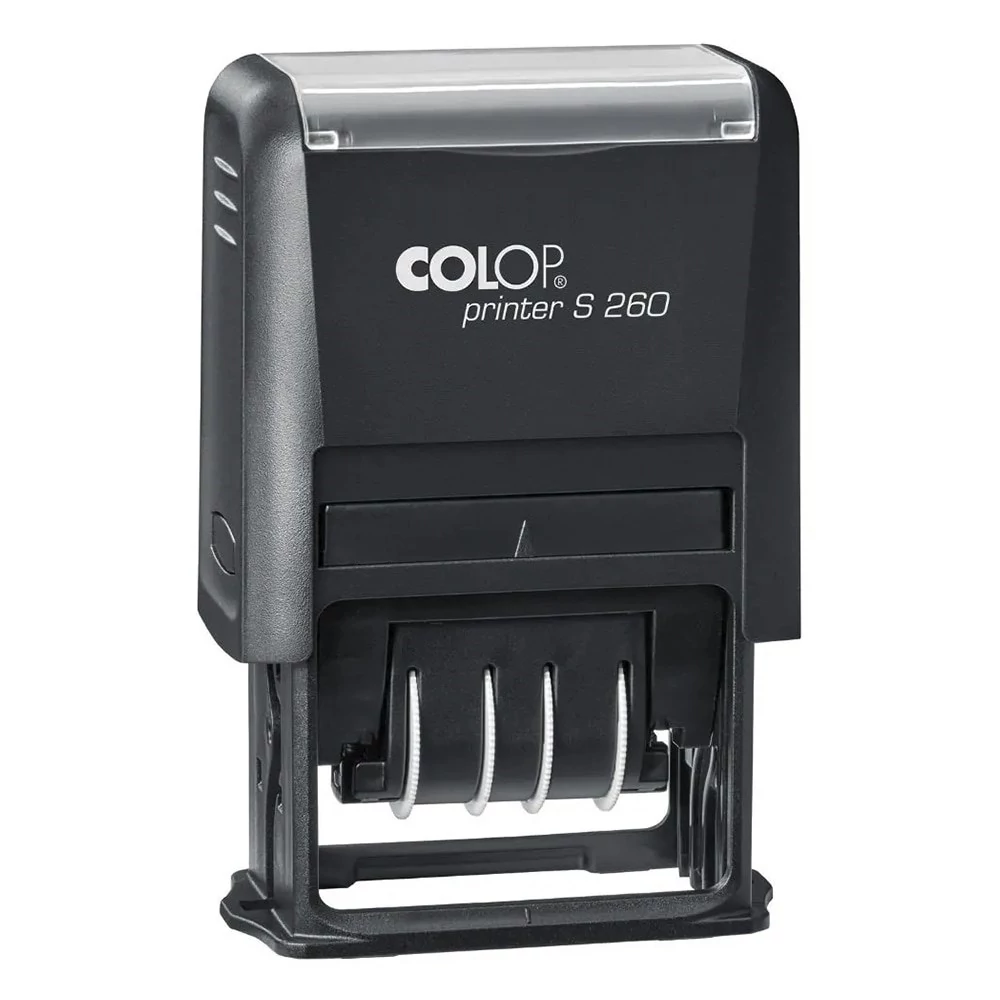 Bélyegző dátum COLOP Printer S260 fekete ház fekete párna