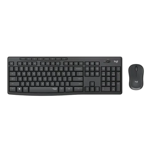 Billentyűzet + egér vezeték nélküli LOGITECH MK295 Silent HUN 2,4 Ghz grafitszürke