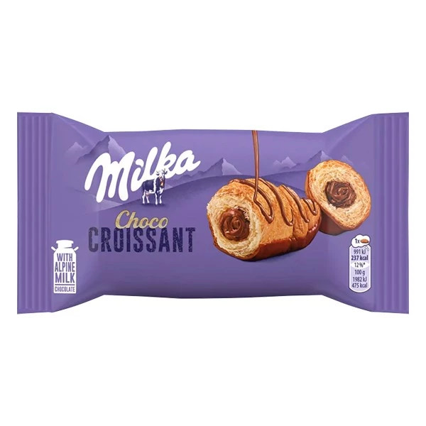 Croissant MILKA csokoládés töltelékkel 50 g