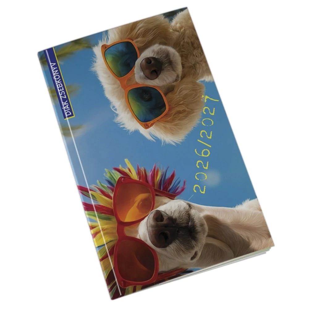 Diák zsebkönyv REALSYSTEM papírborító 125x205mm summer 2026-2027