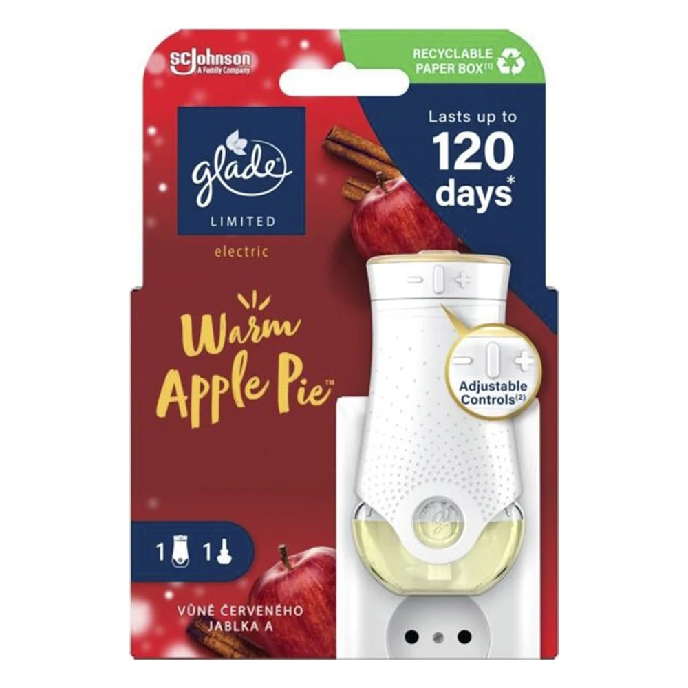 Elektromos légfrissítő készülék + utántöltő GLADE Winter berry 20 ml