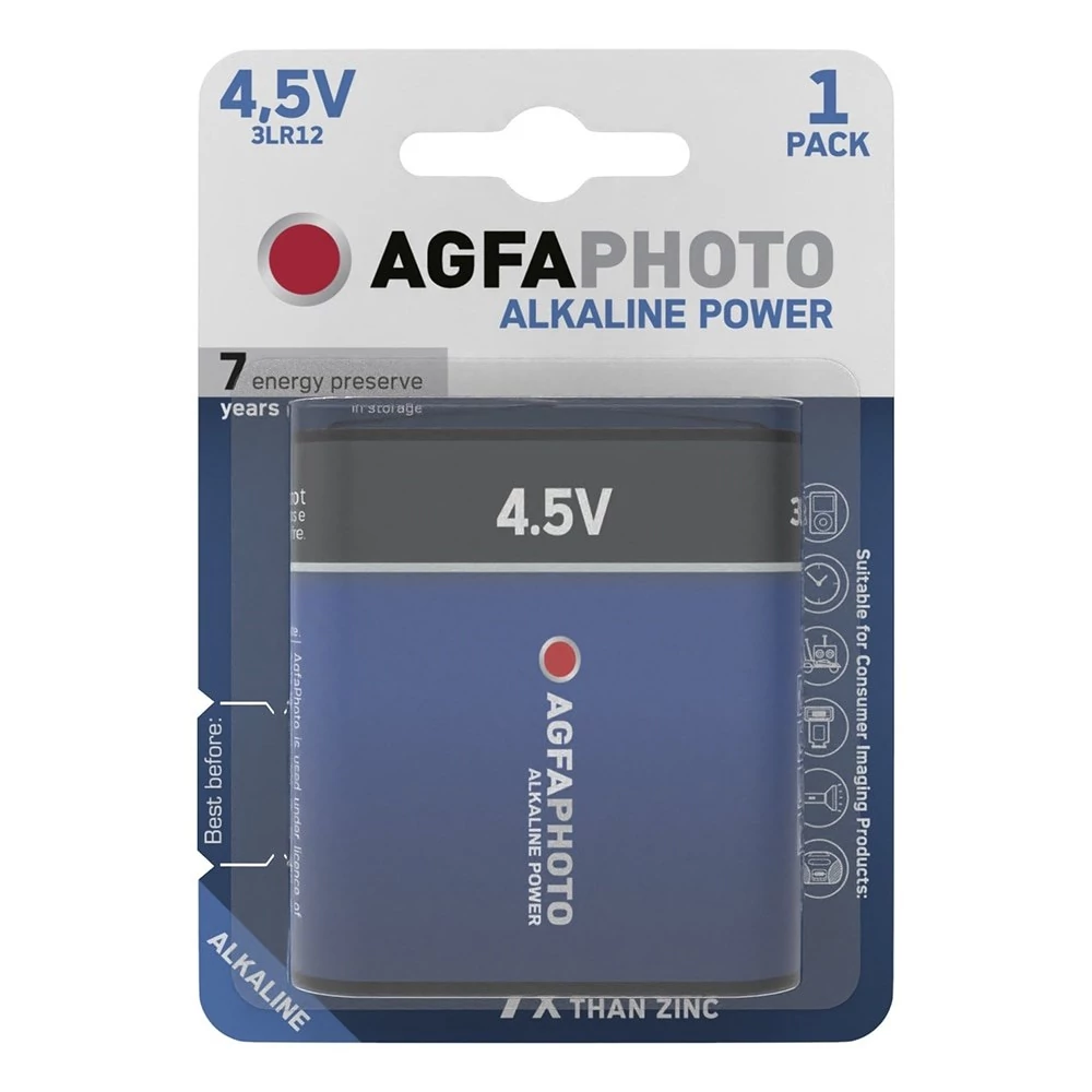 Elem lapos AGFAPHOTO 4,5V 1 darabos