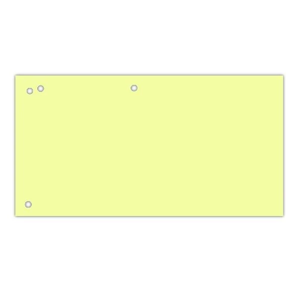 Elválasztócsík DONAU 105x235 mm karton sárga 100 darabos