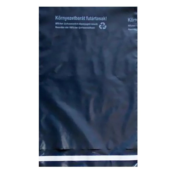 Futártasak biztonsági ragasztócsíkkal környezetbarát 40x52,5cm 50 mikron 100 darabos