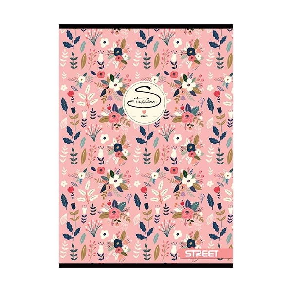 Füzet kockás STREET A/4 54 lapos Flowers