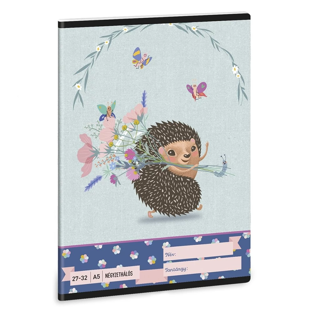 Füzet kockás ARS UNA A/5 32 lapos 27-32 Fresh Flowers