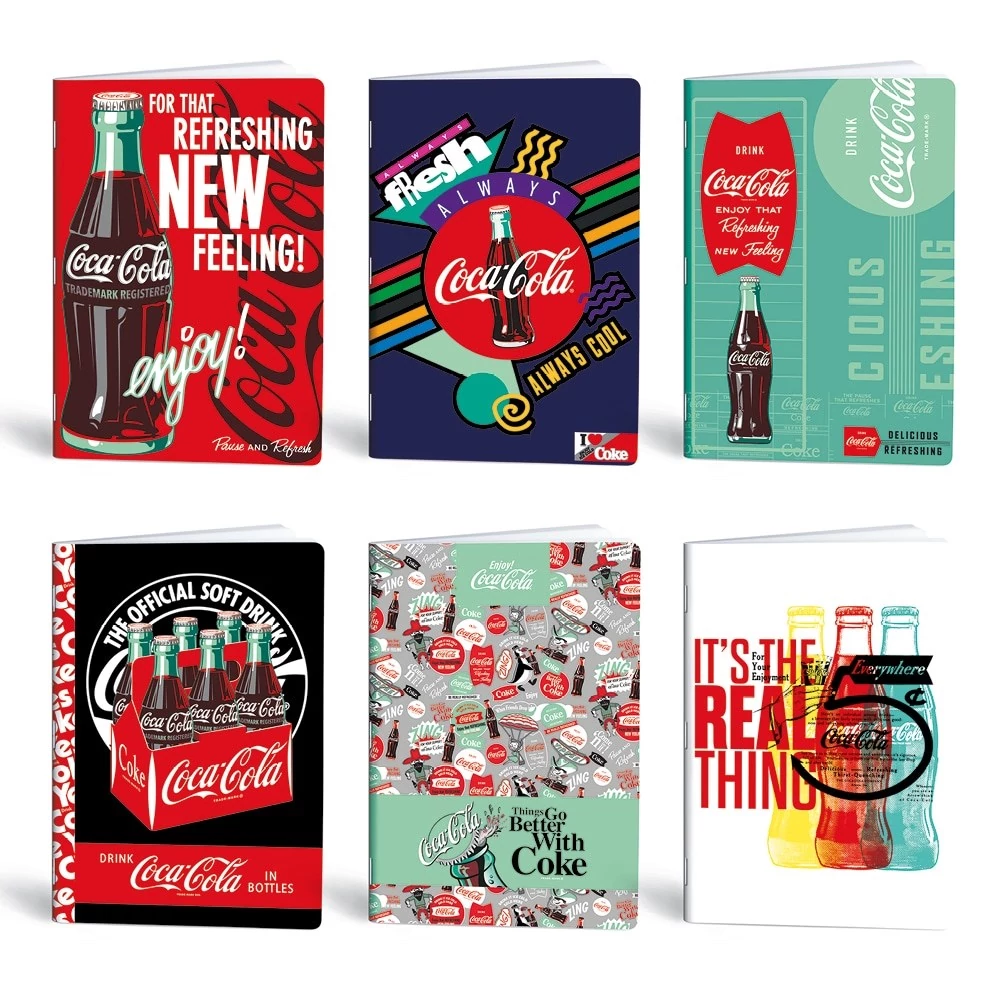 Füzet kockás LIPAMILL A/4 40 lapos Coca-Cola