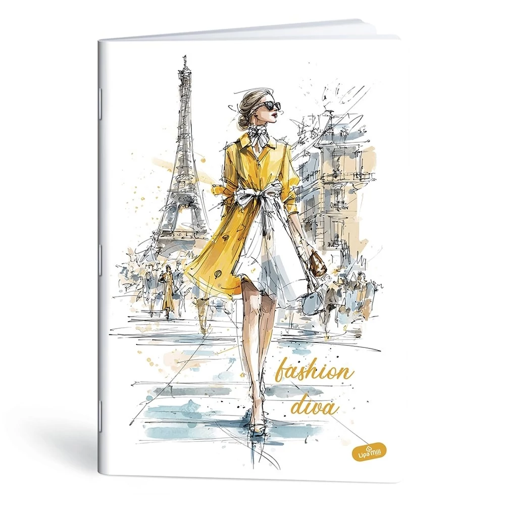 Füzet kockás LIPAMILL A/4 40 lapos One colour