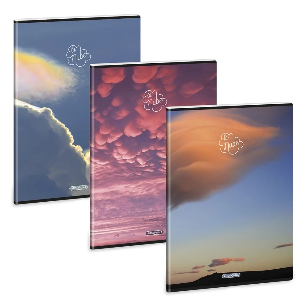 Füzet sima ARS UNA A/4 40 lapos Extra kapcsos La Nube 5584