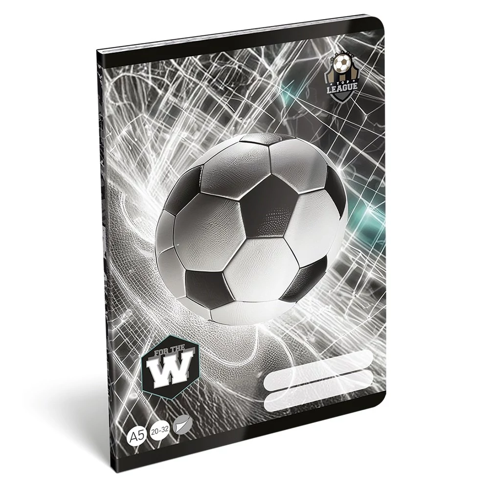 Füzet sima LIZZYSULI A/5 32 lapos 20-32 Top League FTW