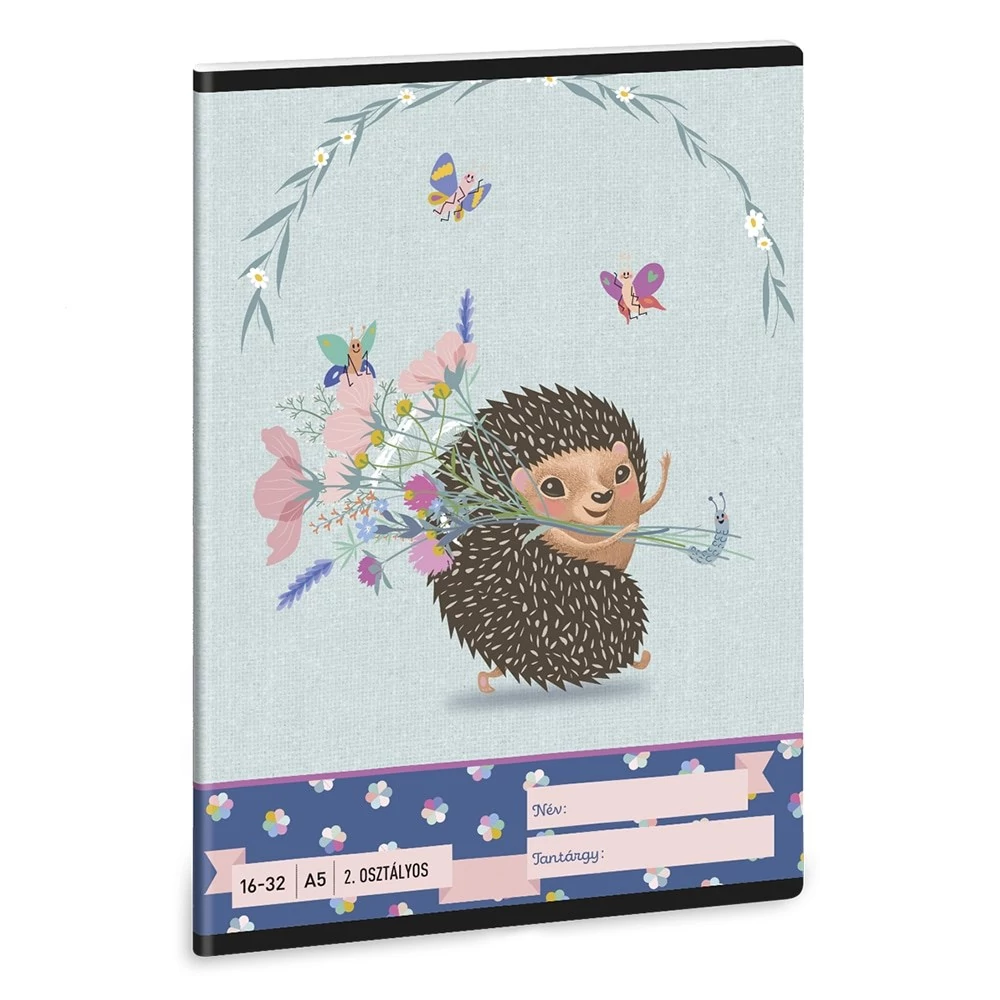 Füzet vonalas ARS UNA A/5 32 lapos 16-32 2.osztályos Fresh Flowers