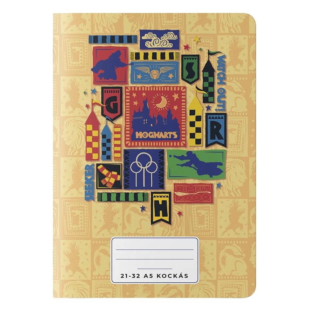 Füzet vonalas HARRY POTTER A/5 21-32 4-8.osztályos