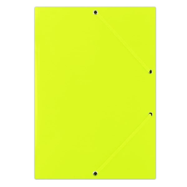 Gumis mappa DONAU A/4 karton sárga