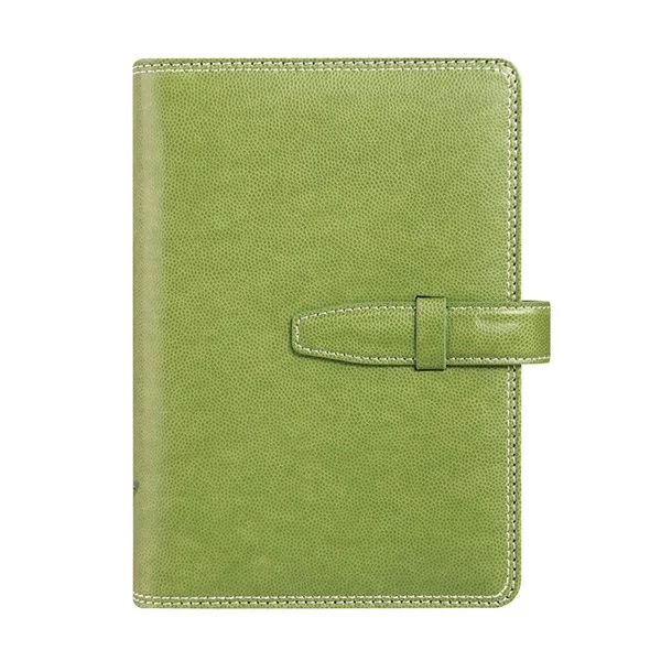 Gyűrűs kalendárium SATURNUS L228 sárga lapos zöld műbőr 2026.