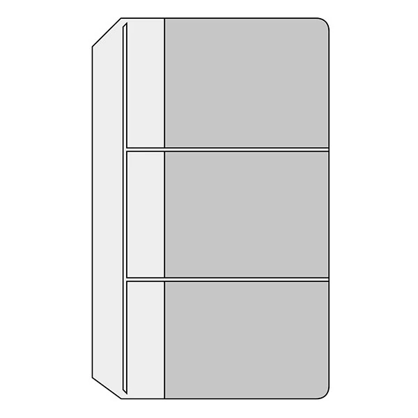 Gyűrűs kalendárium betét SATURNUS M335 névjegytartó