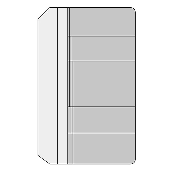 Gyűrűs kalendárium betét SATURNUS S335 névjegytartó