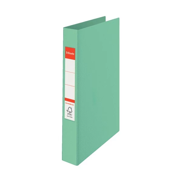 Gyűrűskönyv ESSELTE Colour Breeze A/4 25 mm 2 gyűrű PP zöld