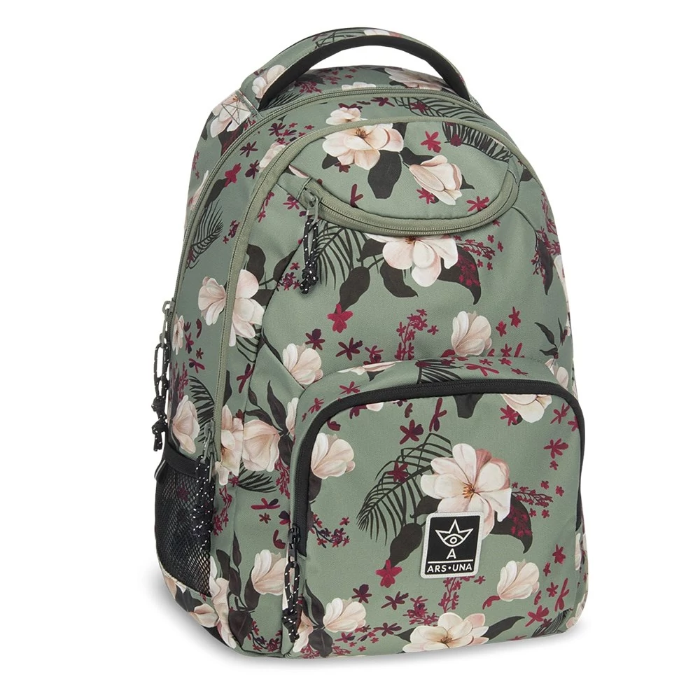 Hátizsák iskolai ARS UNA AU-6 Flowery Green 5535