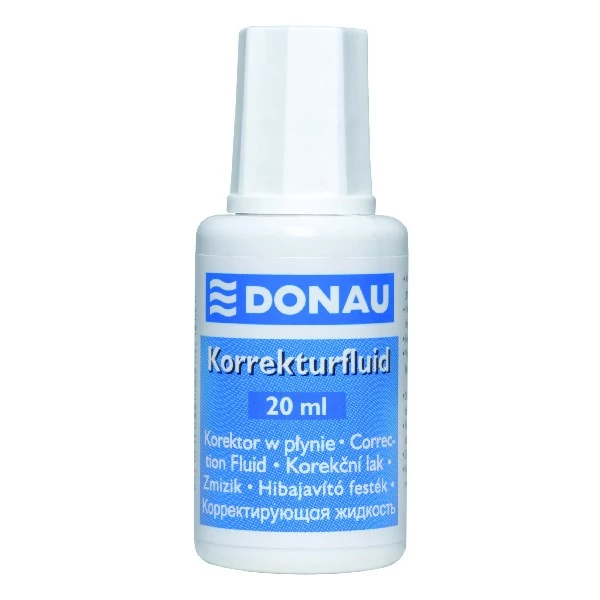 Hibajavító folyadék DONAU ecsetes oldószeres 20 ml