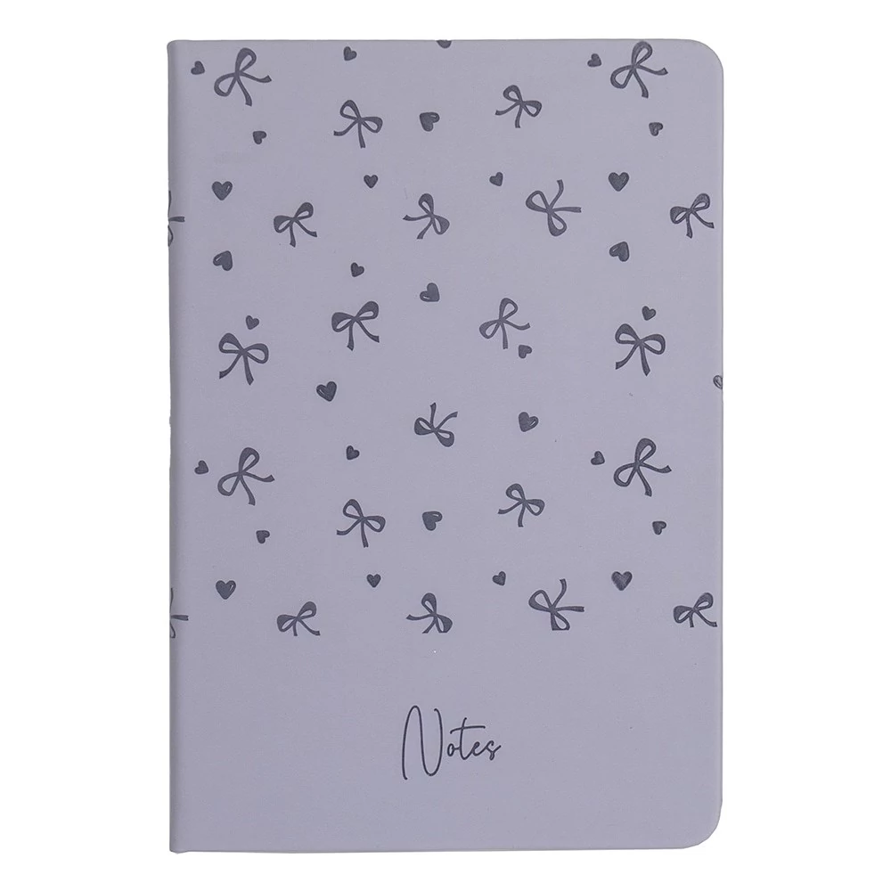 Jegyzetfüzet vonalas CREATIVE Cute bow B/5 96 lapos keményfedelű