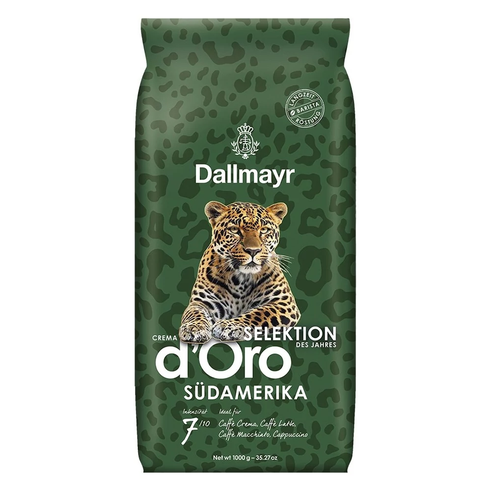 Kávé szemes DALLMAYR Crema d`Oro Selction 2026 Dél-Amerika 1 kg