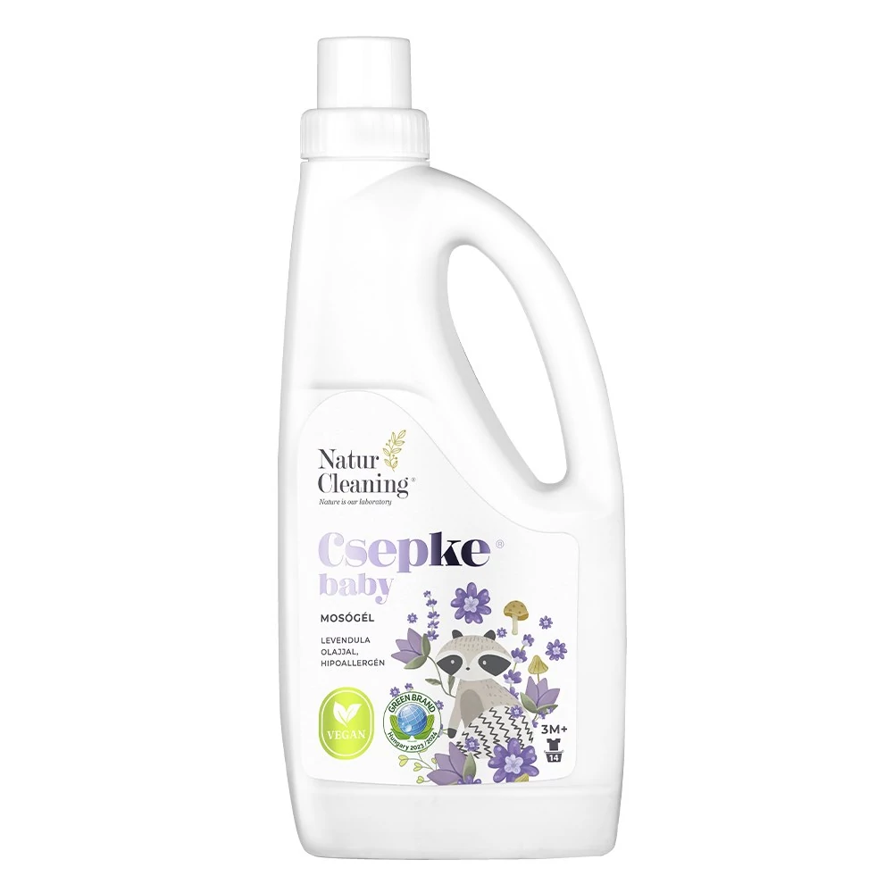 Mosógél NATURCLEANING Csepke baby levendula olajjal 3m+ 1 liter