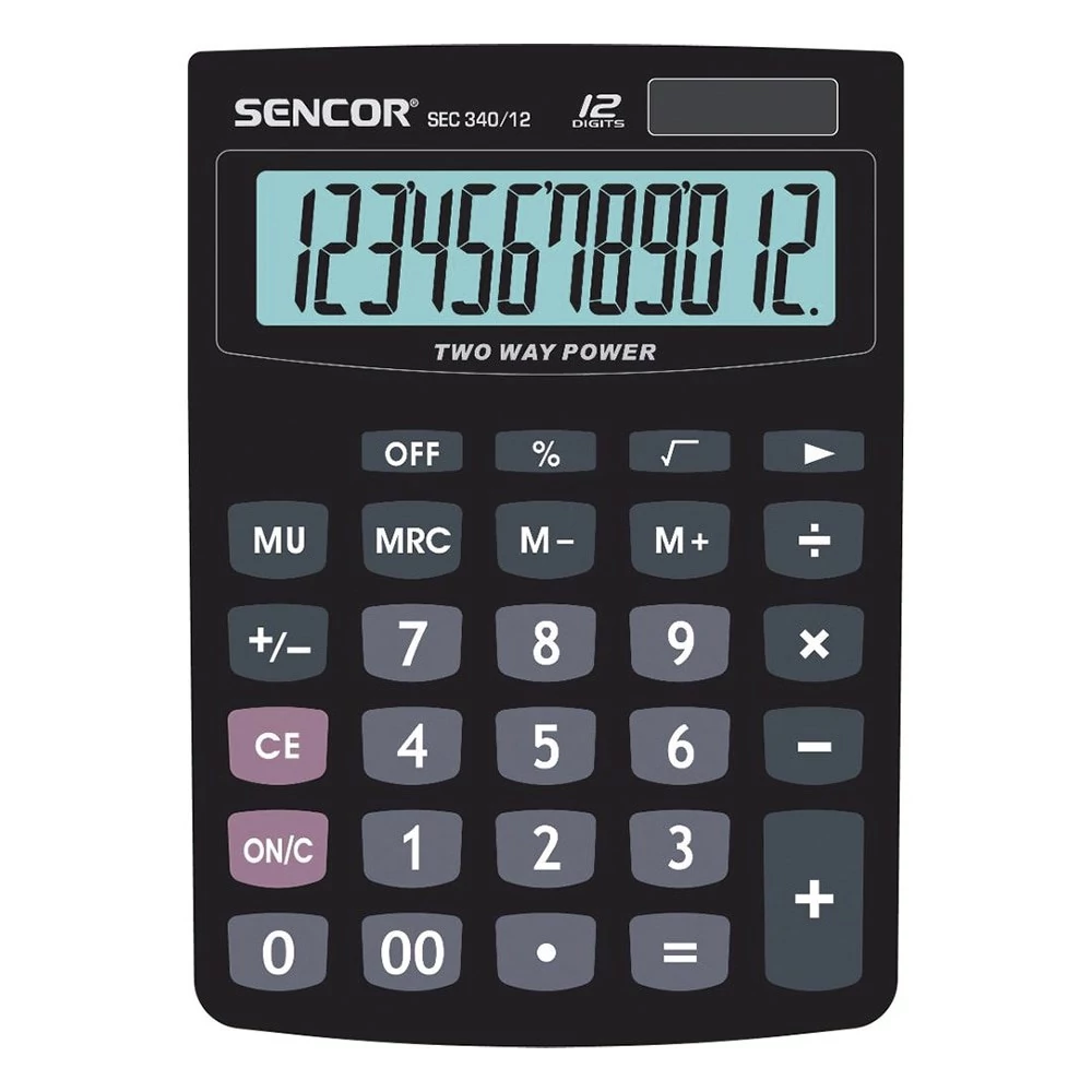 Számológép asztali SENCOR SEC 340/12 12 digit