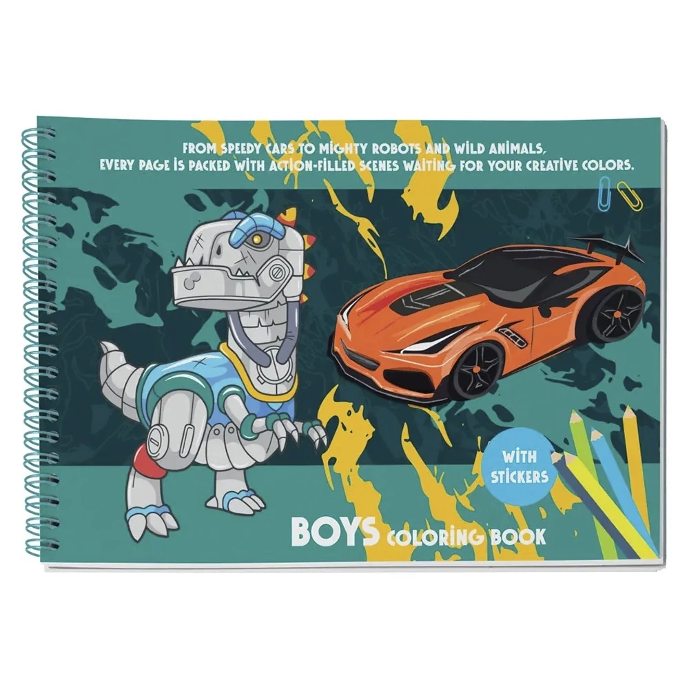 Színező könyv CREATIVE Cars 31 lapos
