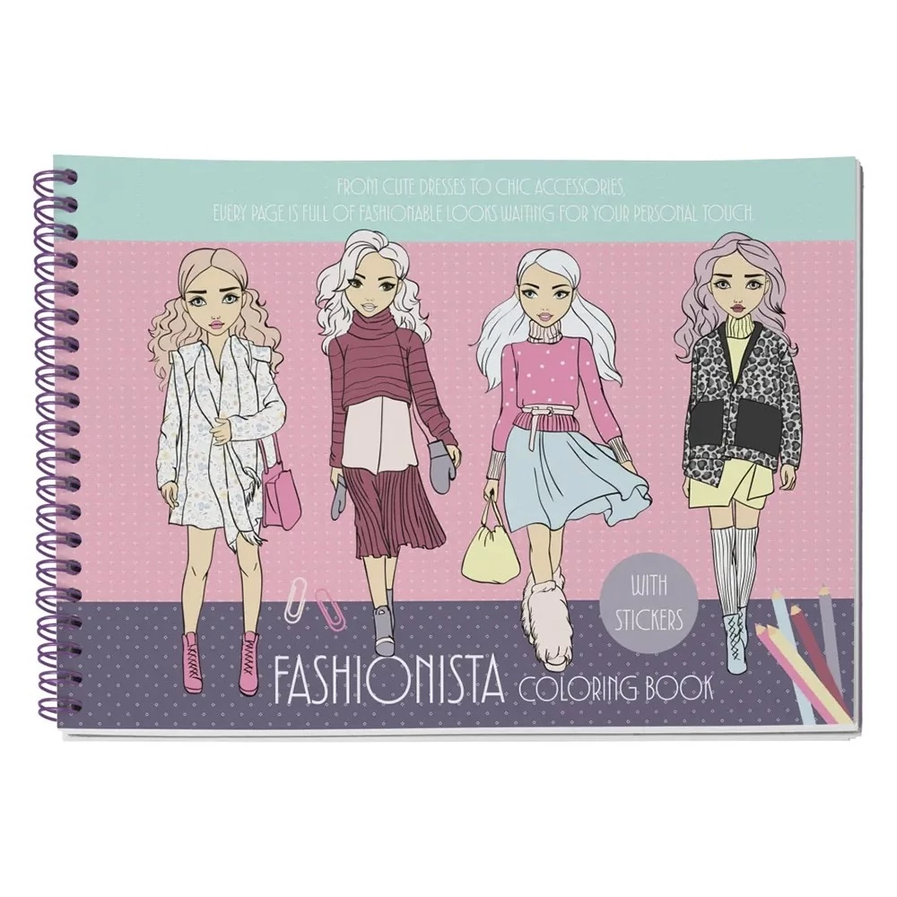 Színező könyv CREATIVE Fashion 31 lapos