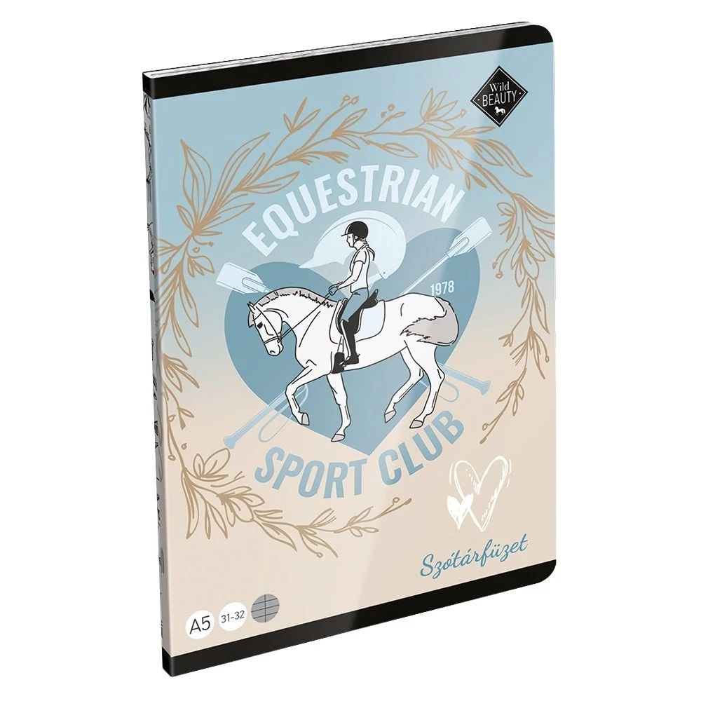 Szótárfüzet LIZZYSULI A/5 32 lapos 31-32 Wild Beauty Sport Club