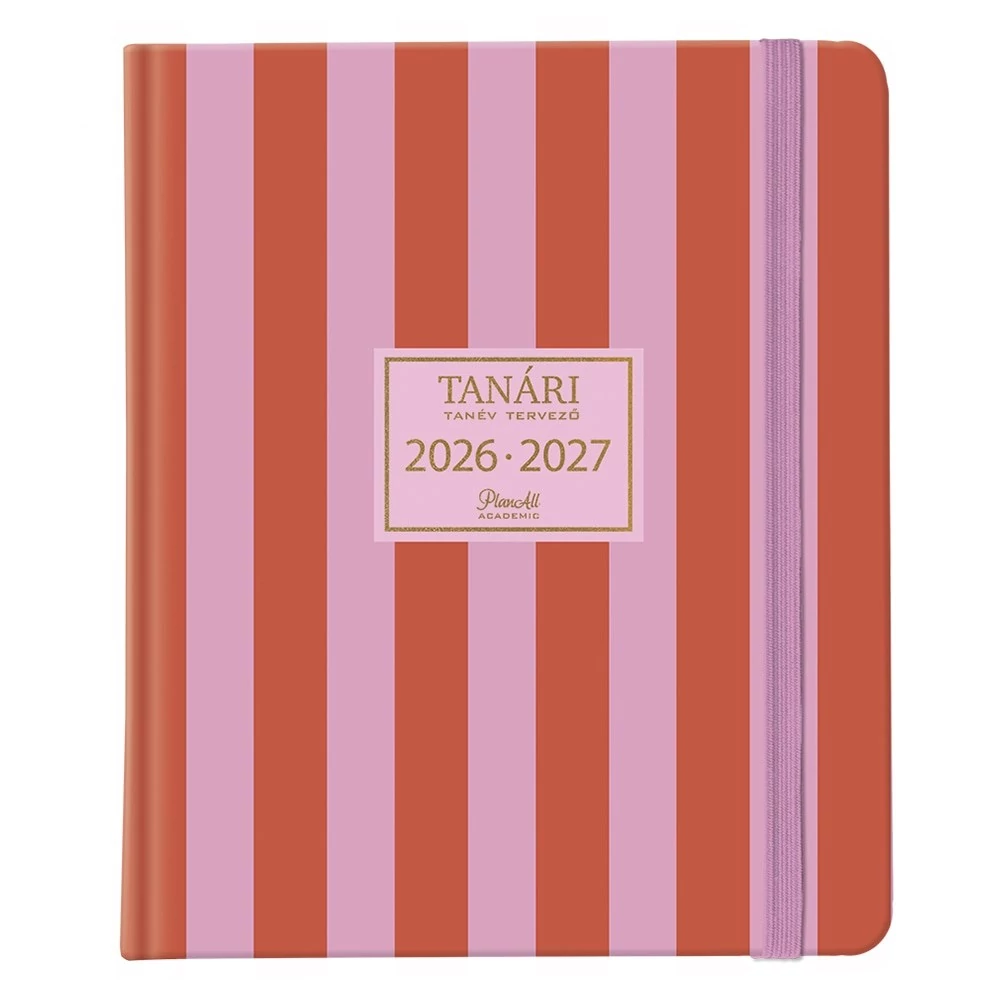 Tanári zsebkönyv PLANALL B/5 heti 160x200mm Lots of fun 2026-2027