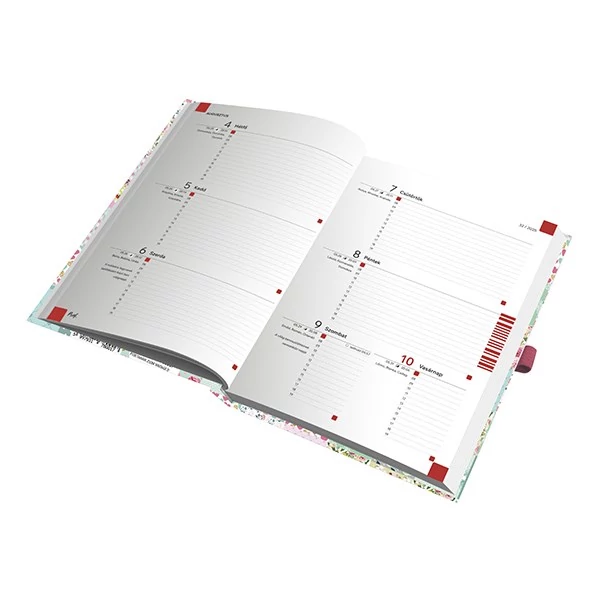 Tanári zsebkönyv TOPTIMER papírborító A/5 heti 145x205 mm Barna 2025-2026