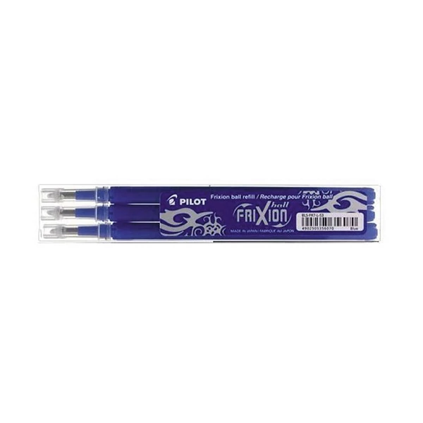 Tollbetét roller PILOT Frixion Clicker/Ball radírozható 0,35 mm kék 3 darabos