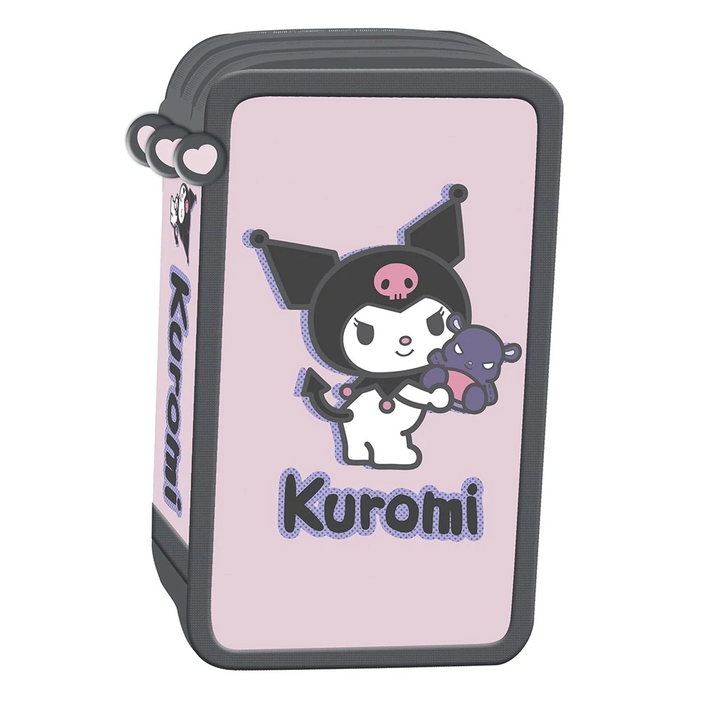 Tolltartó Kuromi három részes felszerelt rózsaszín