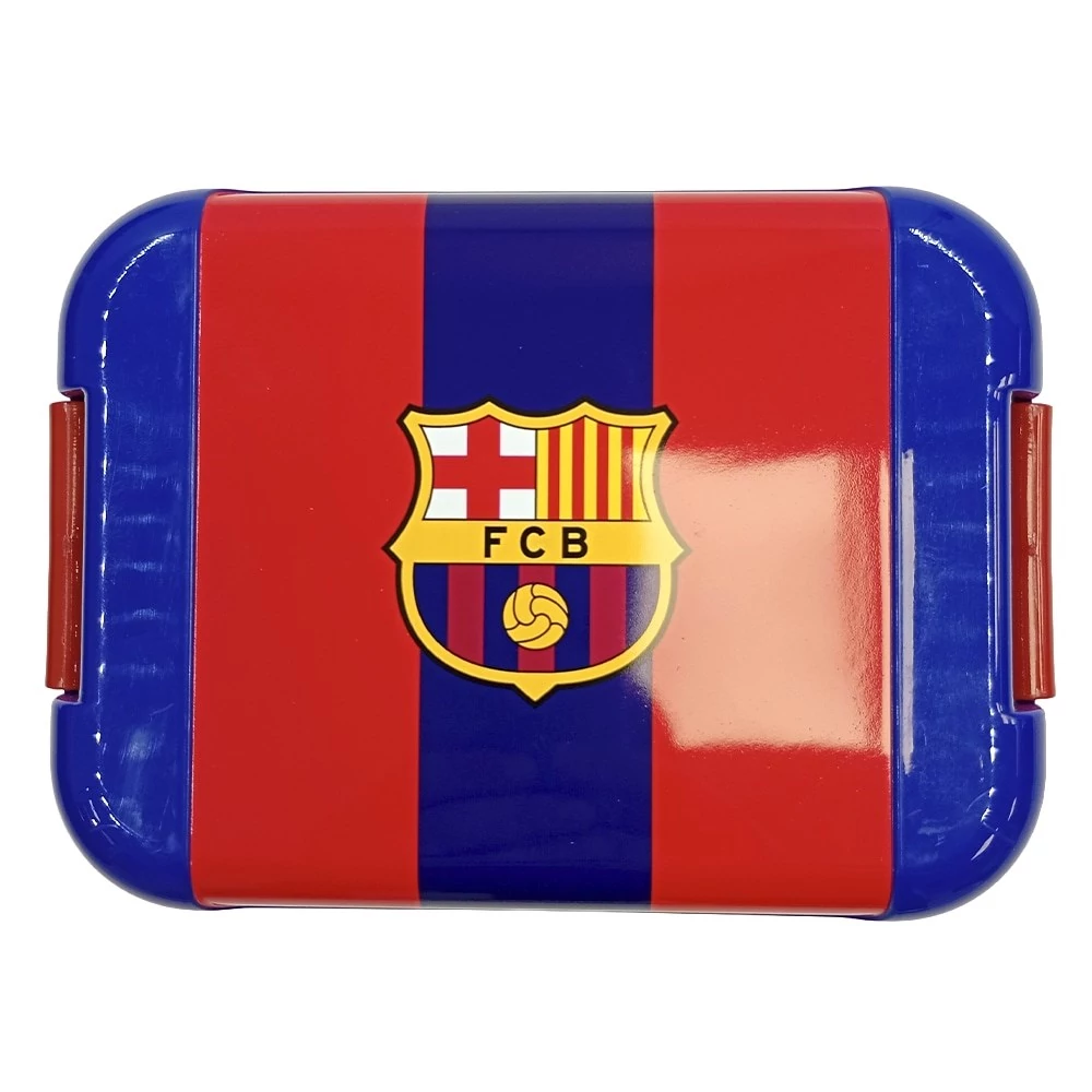 Uzsonnás doboz FC BARCELONA műanyag 168x116x60 mm