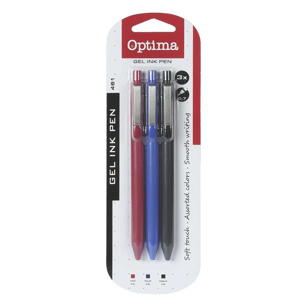 Zseléstoll készlet OPTIMA 461 irodai színek 3 darabos